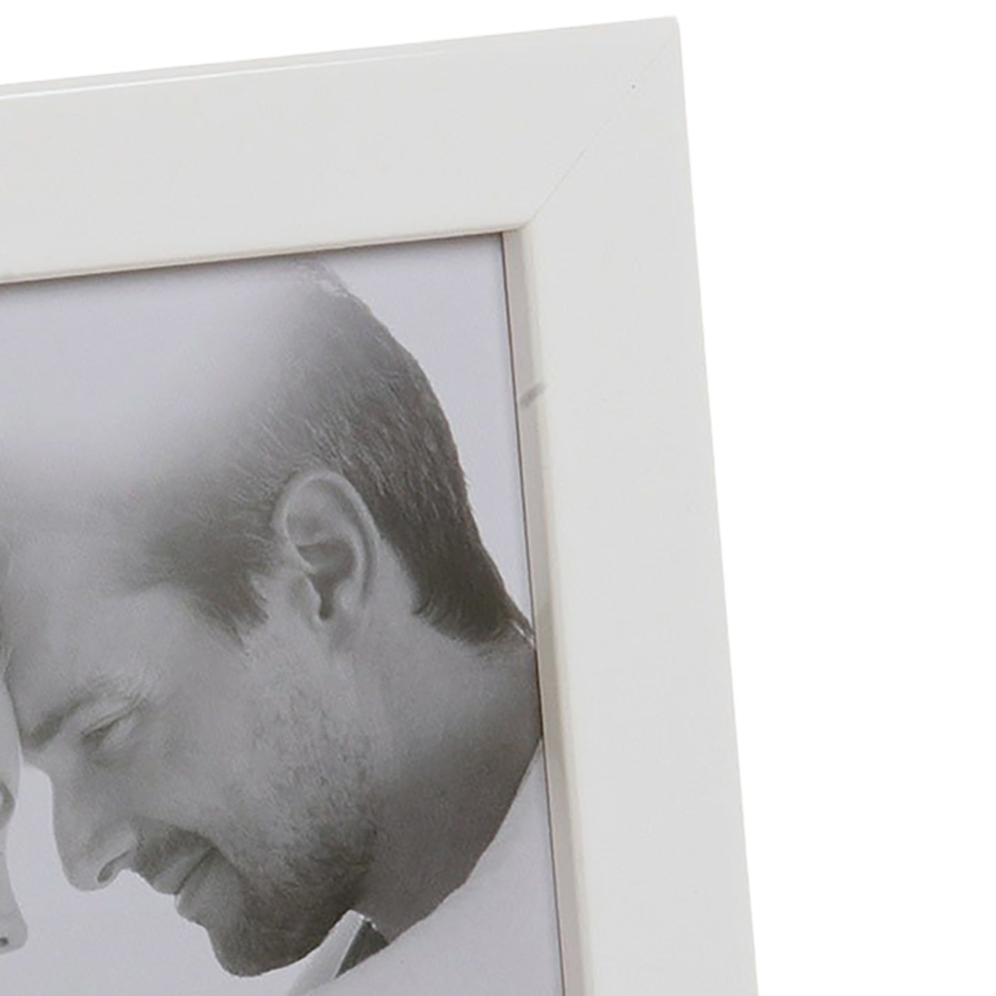 White Lacquer Narrow Width Table Top Frame