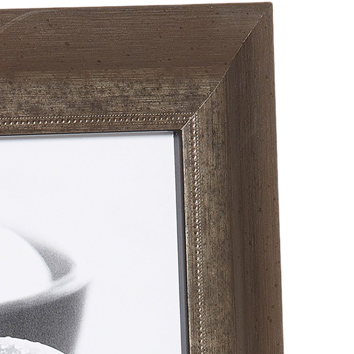 Dark Rubbed Pewter Medium Width Table Top Frame