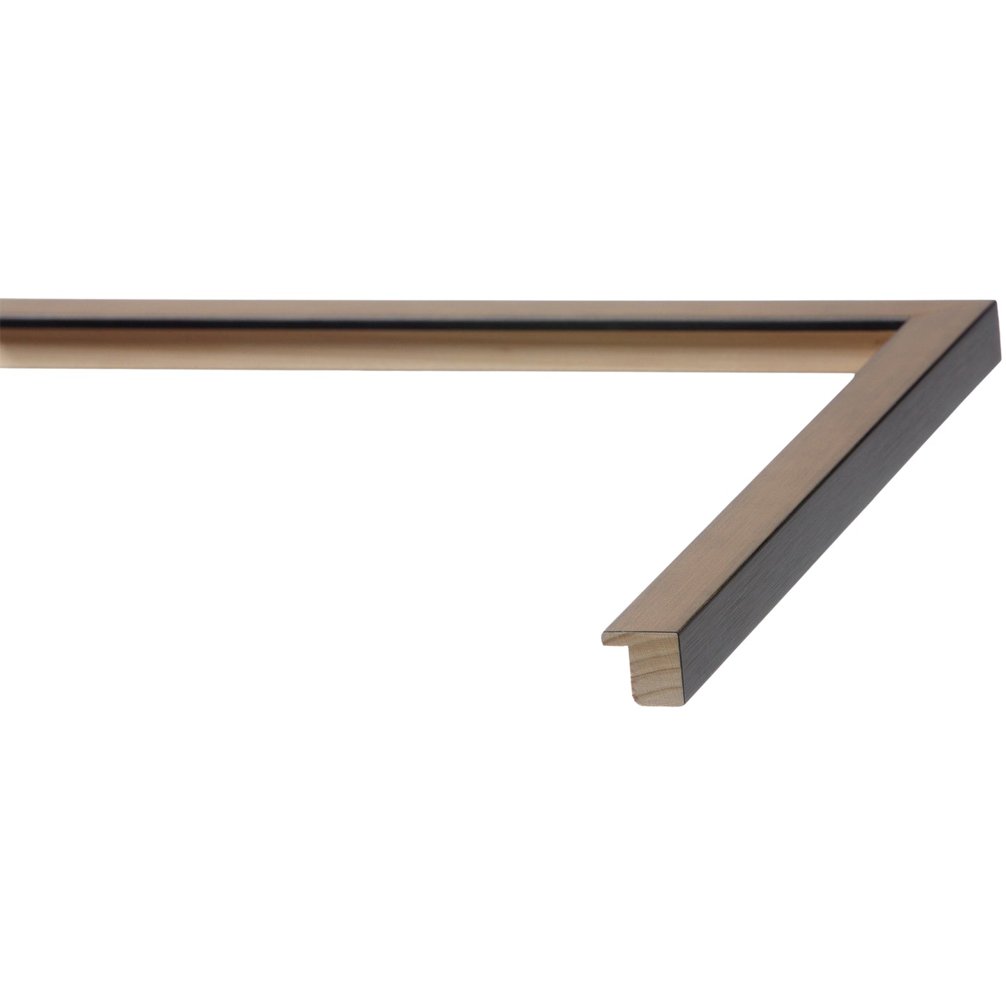 Gold & Black Narrow Width Table Top Frame