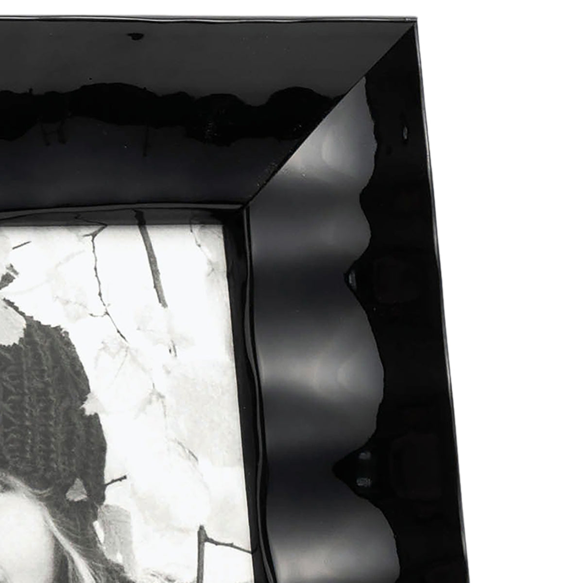 Black Gloss Medium Width Table Top Frame