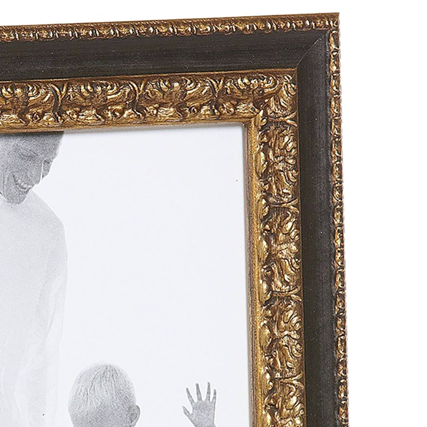 Gold & Black Medium Width Table Top Frame