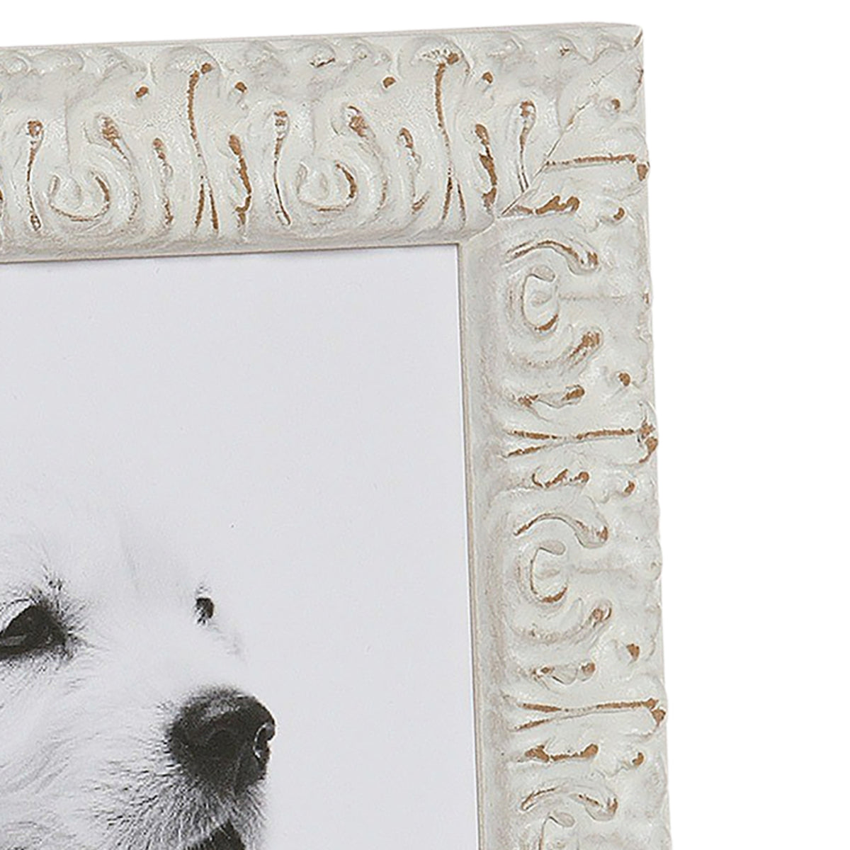 White Medium Width Table Top Frame