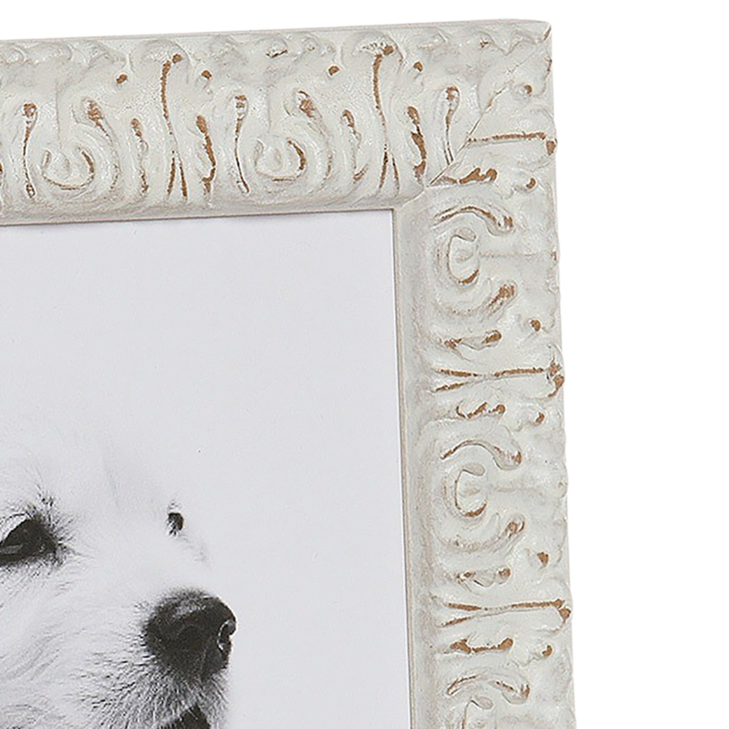 White Medium Width Table Top Frame