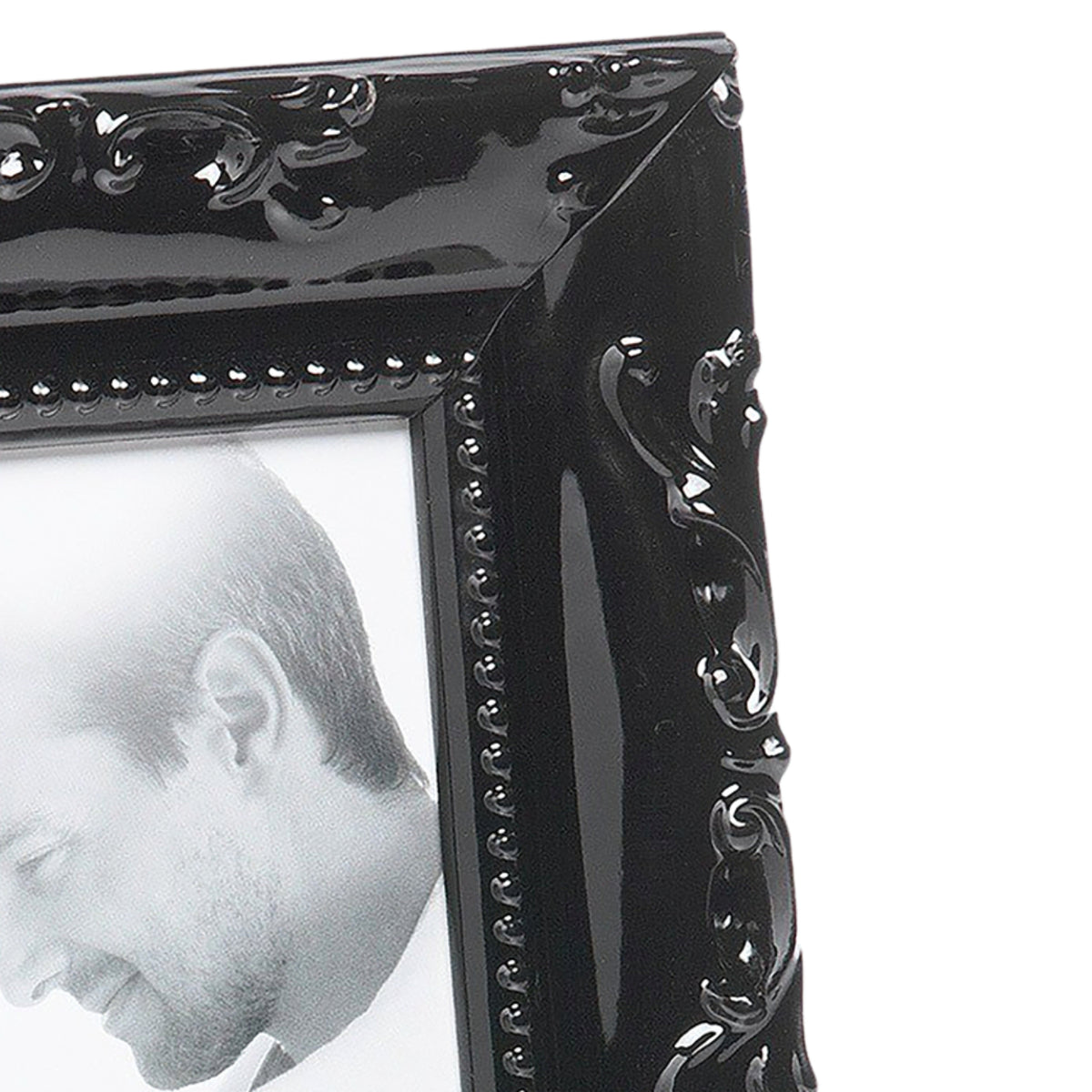 Electric Black Motif Medium Width Table Top Frame