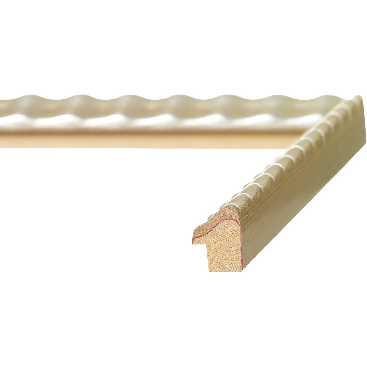 Urban Silver Leaf Narrow Width Table Top Frame