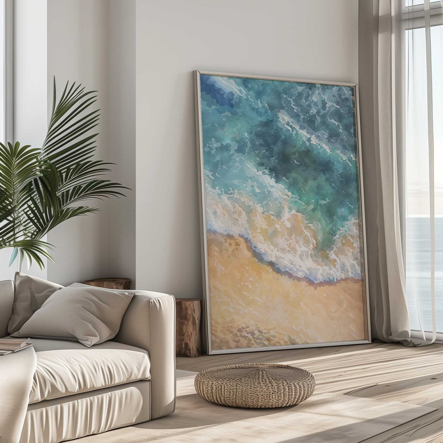 Picture of art in a room