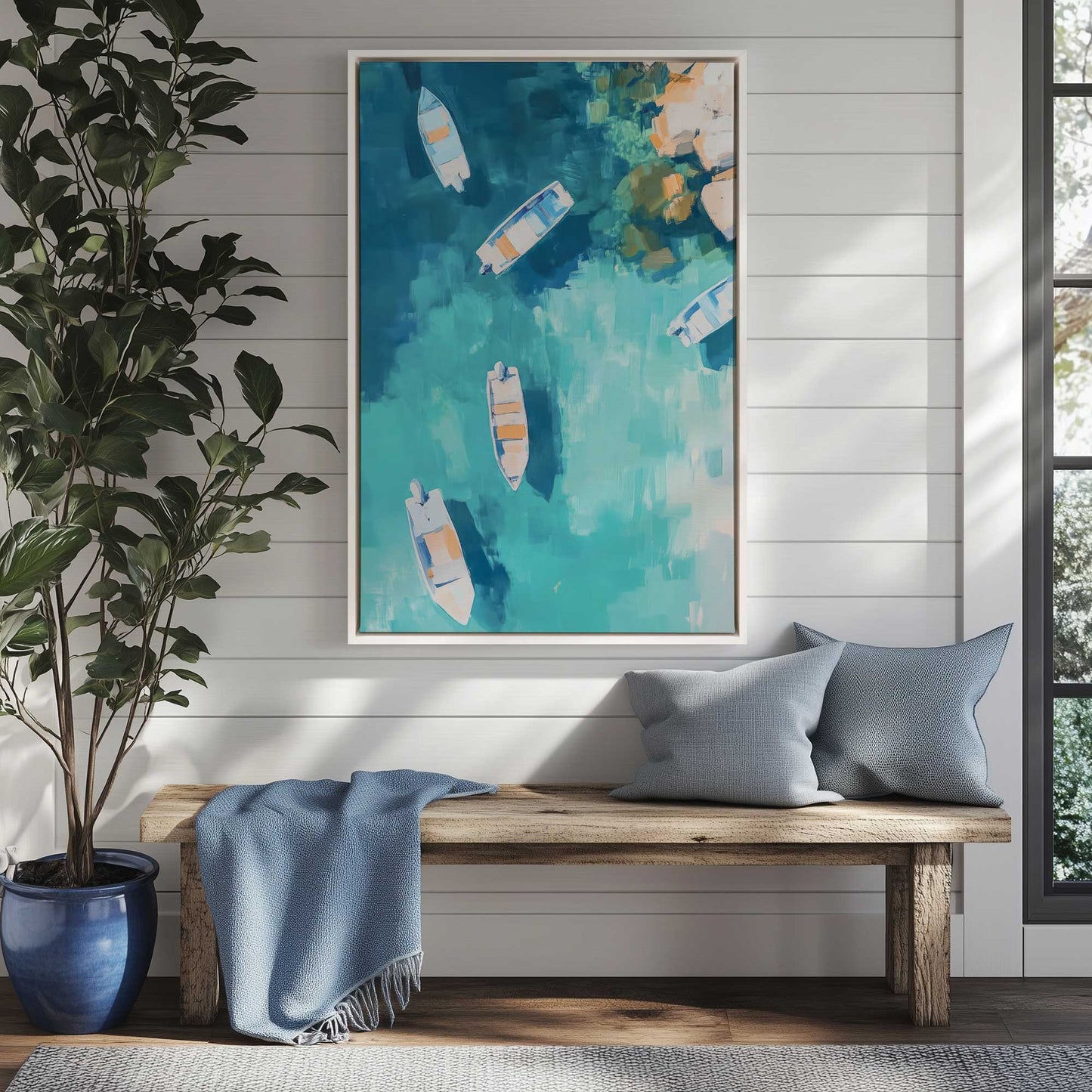 Picture of art in a room