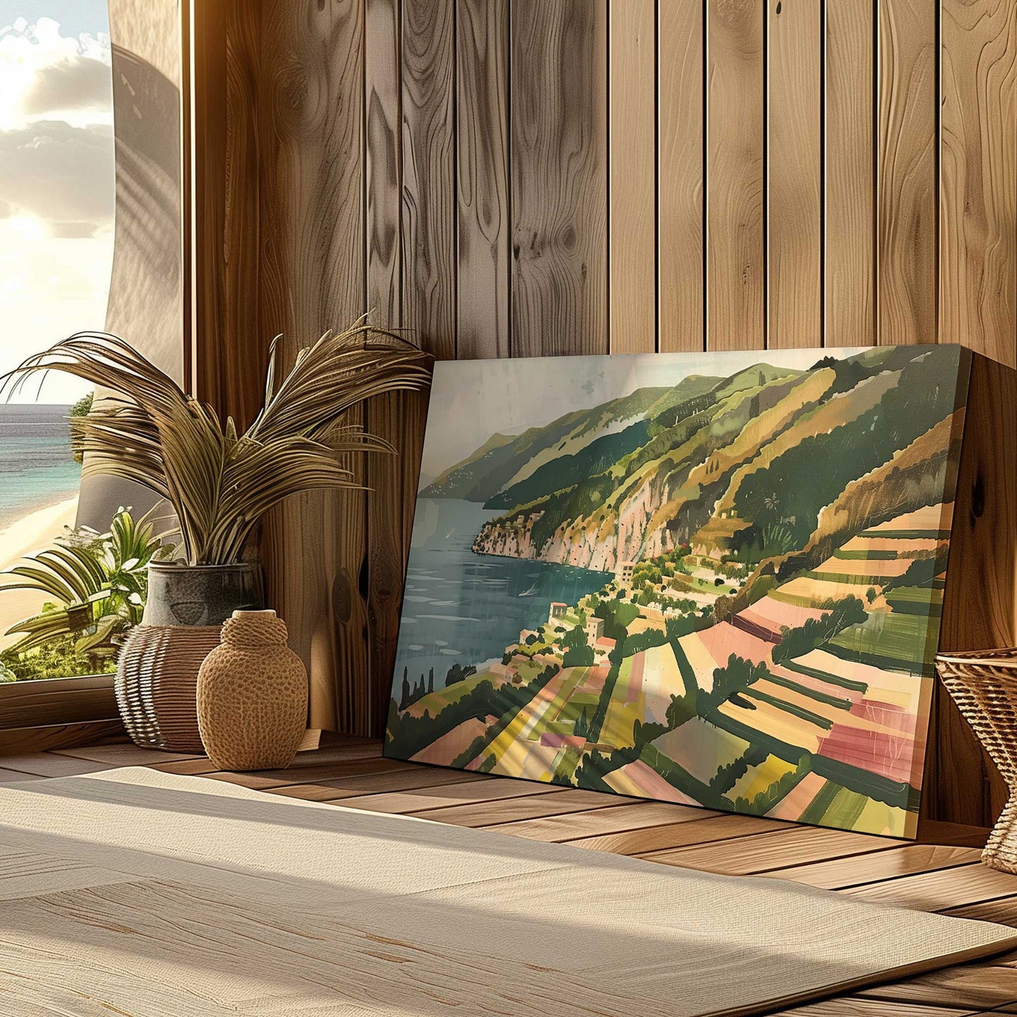 Picture of art in a room