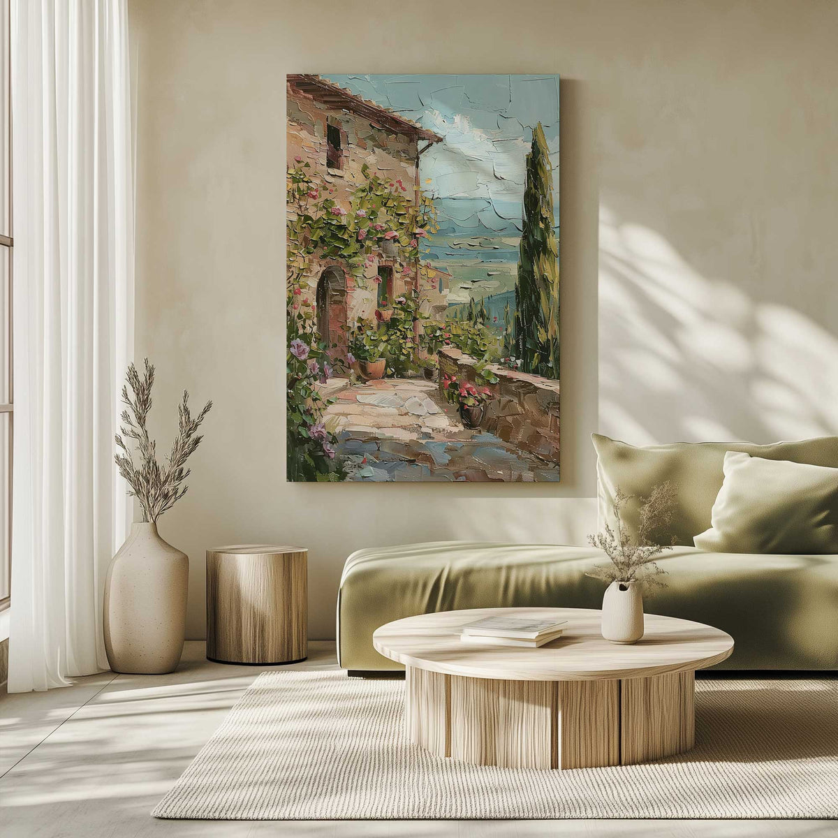 Picture of art in a room