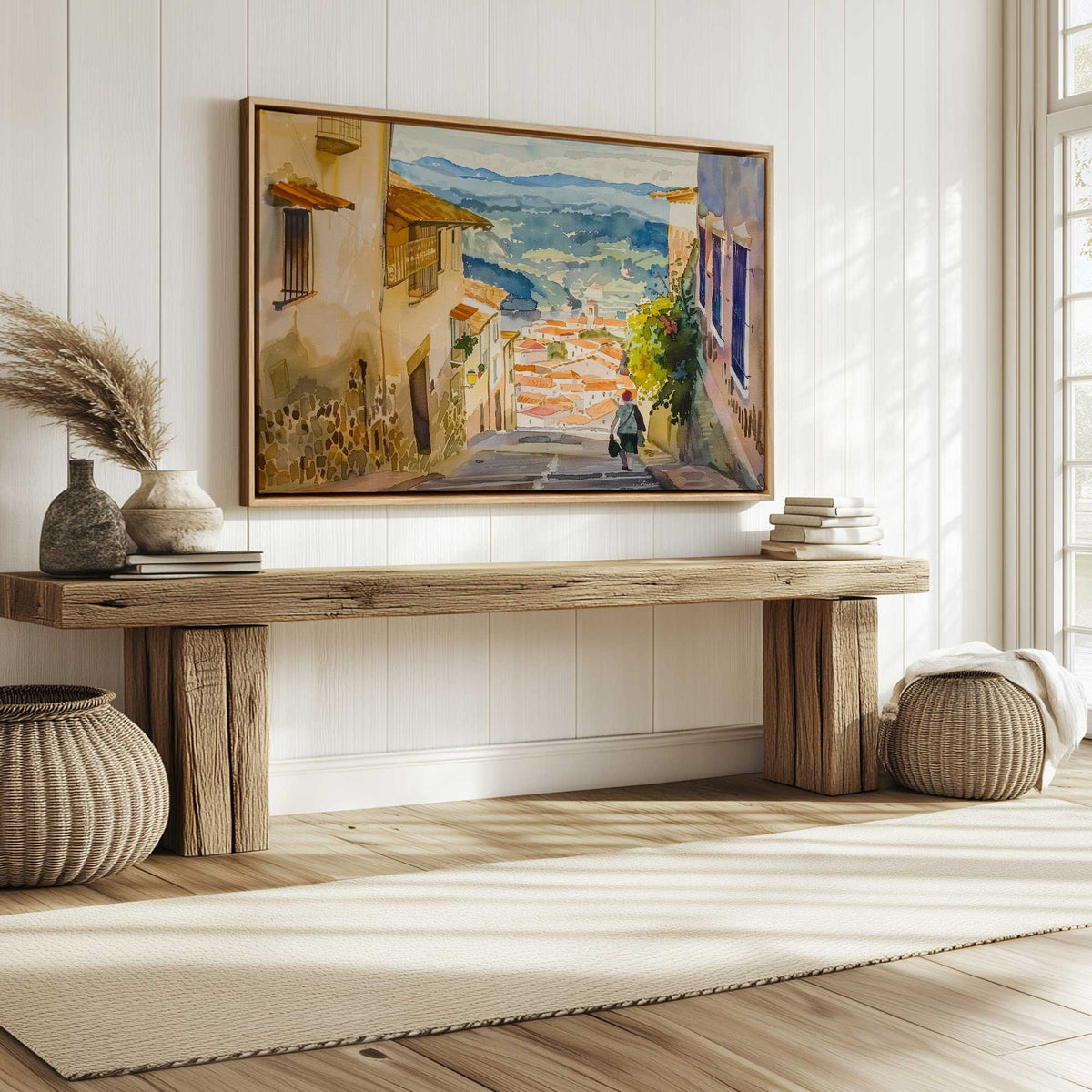 Picture of art in a room