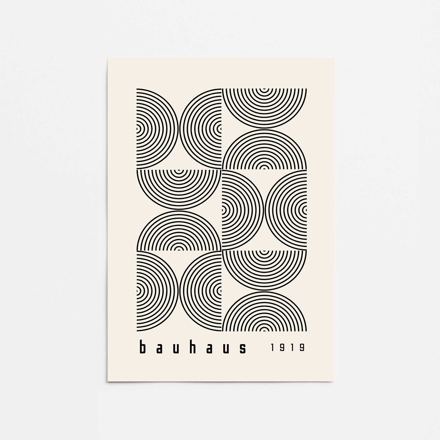 Bauhaus Wall Art I Promotional Rolled Print