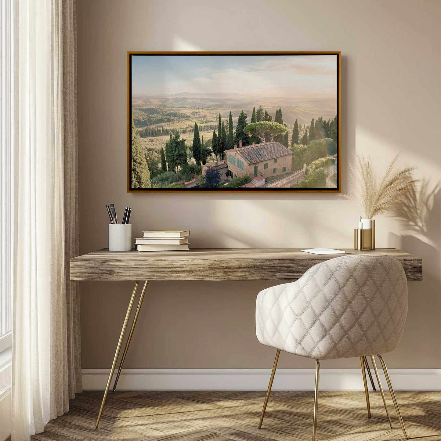 Picture of art in a room