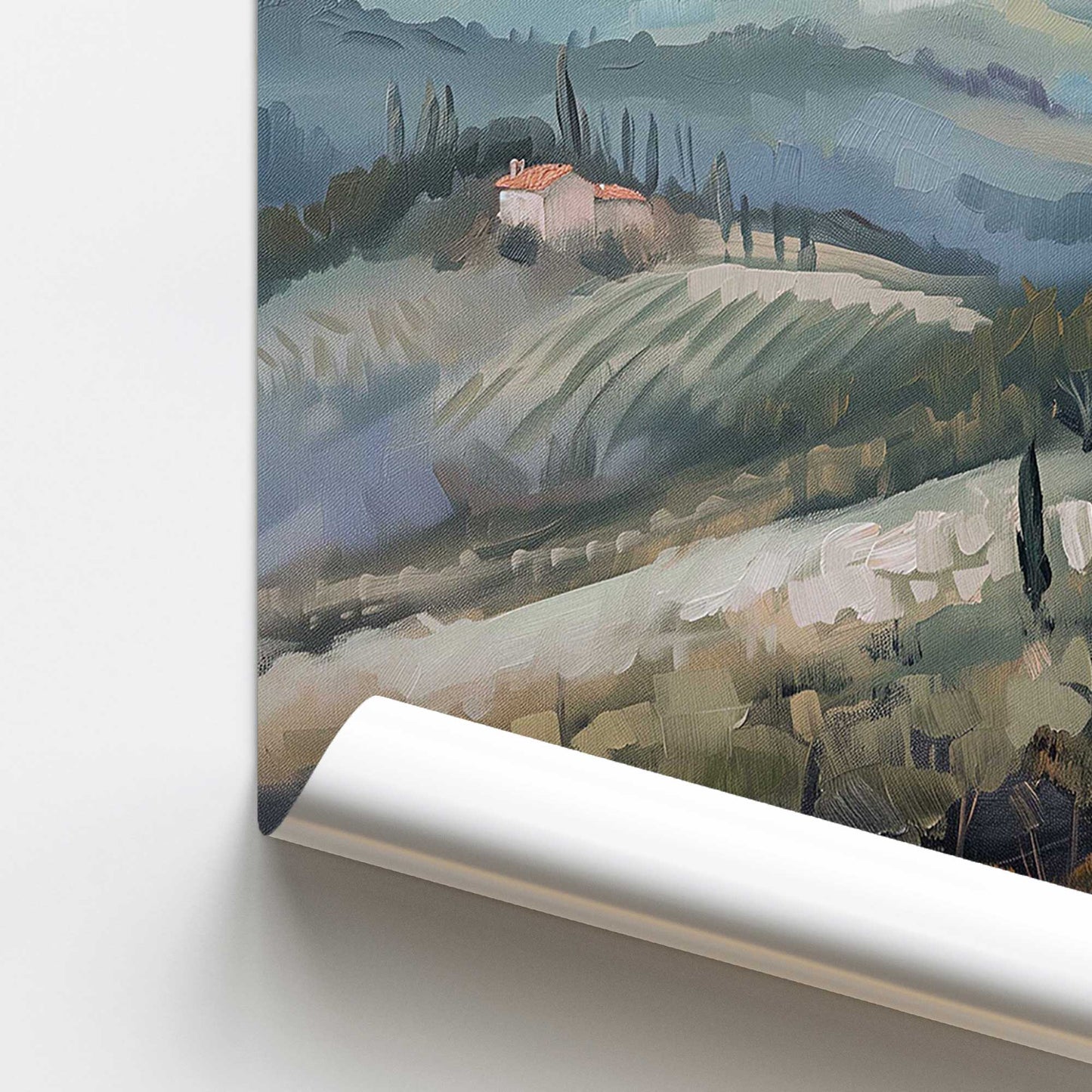 Dusk's Glow in Tuscany v2 Promotional Rolled Print
