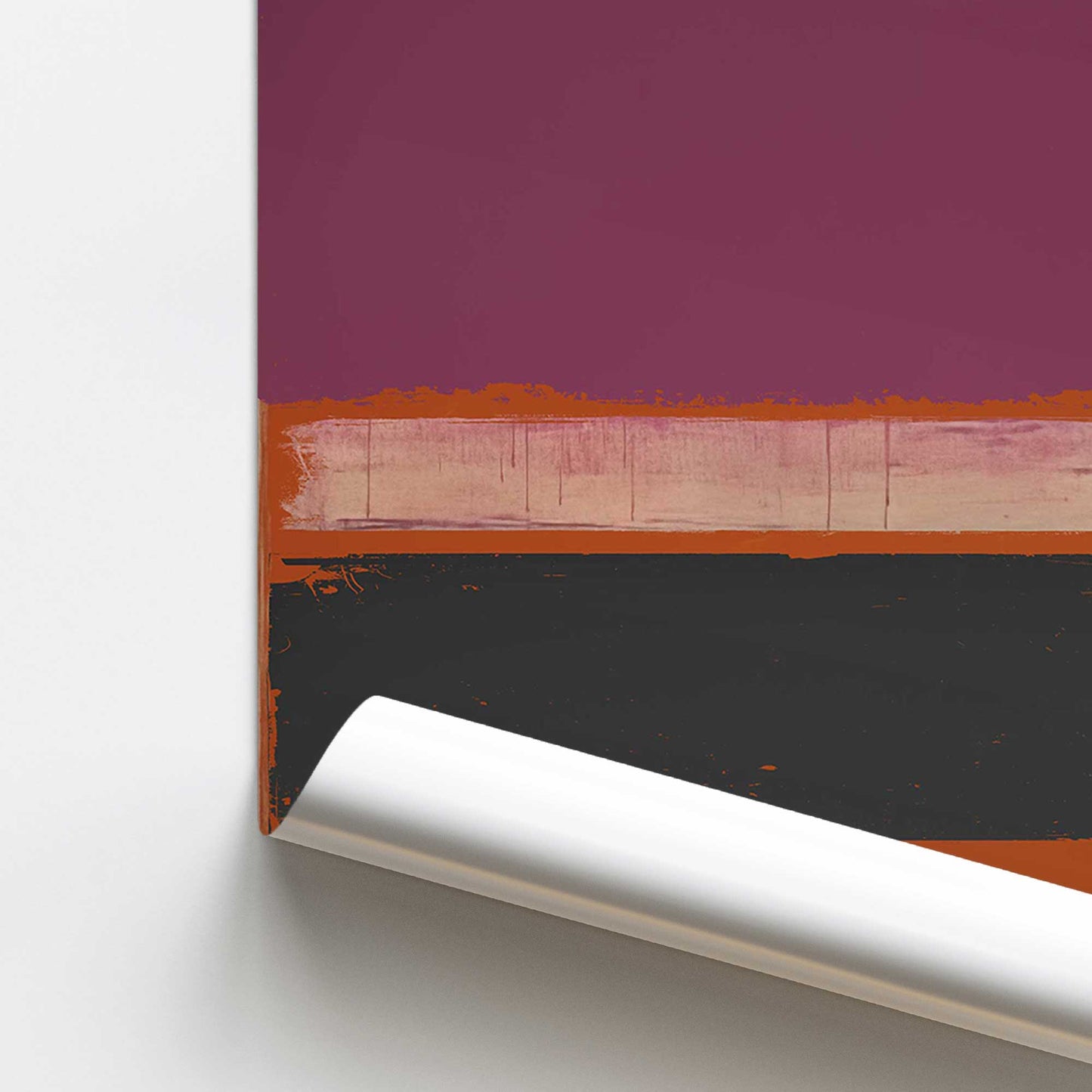 Fuschia Fields of Tranquility Promotional Rolled Print