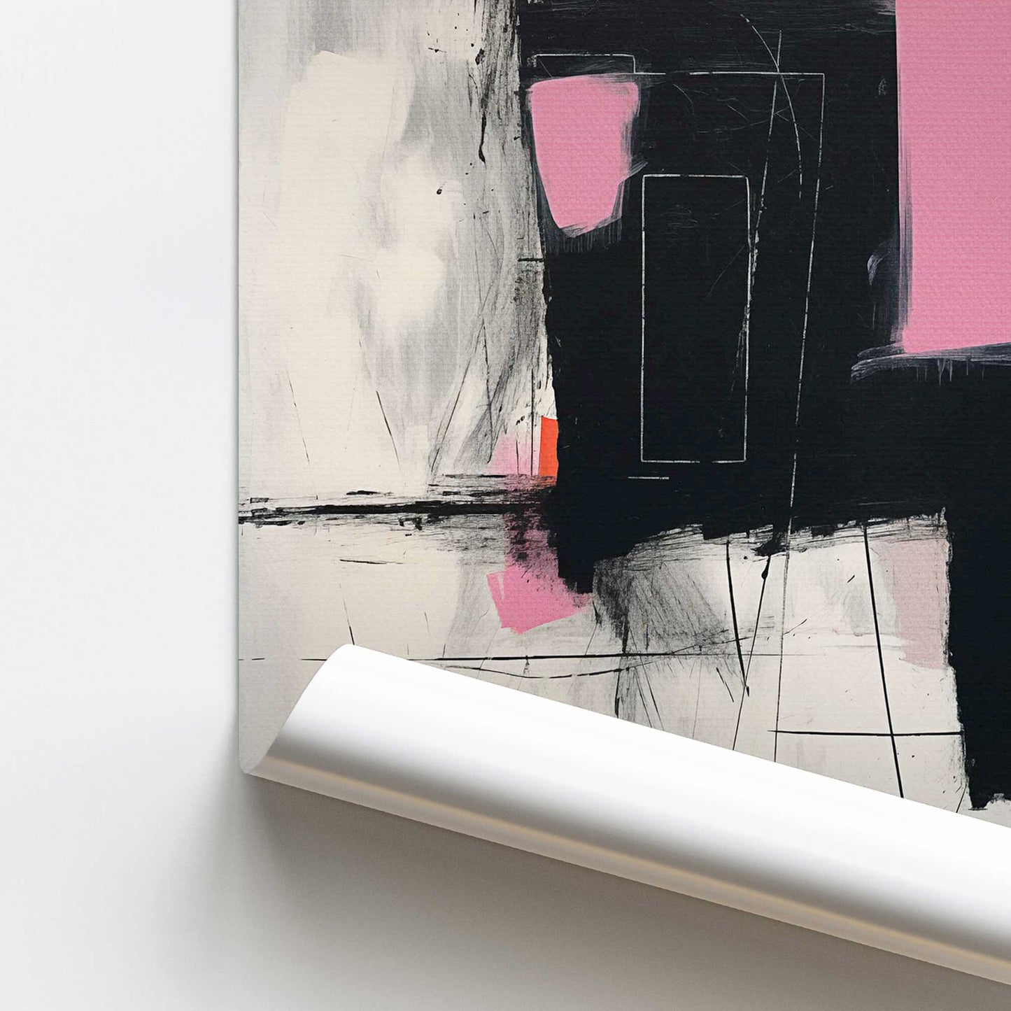 Graphite Pink Fusion v1 Promotional Rolled Print