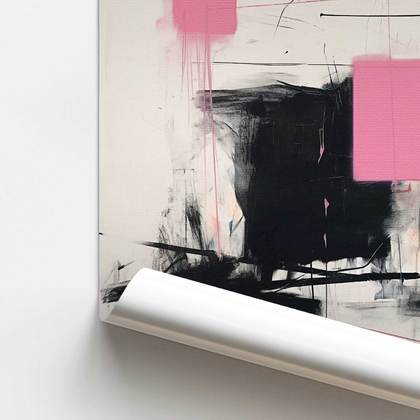 Graphite Pink Fusion v2 Promotional Rolled Print