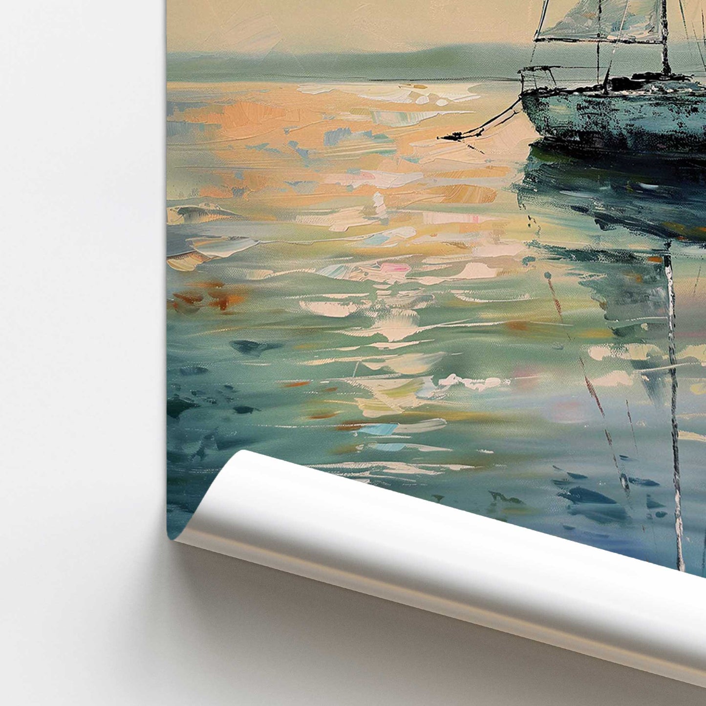 Harbor Glow v1 Promotional Rolled Print