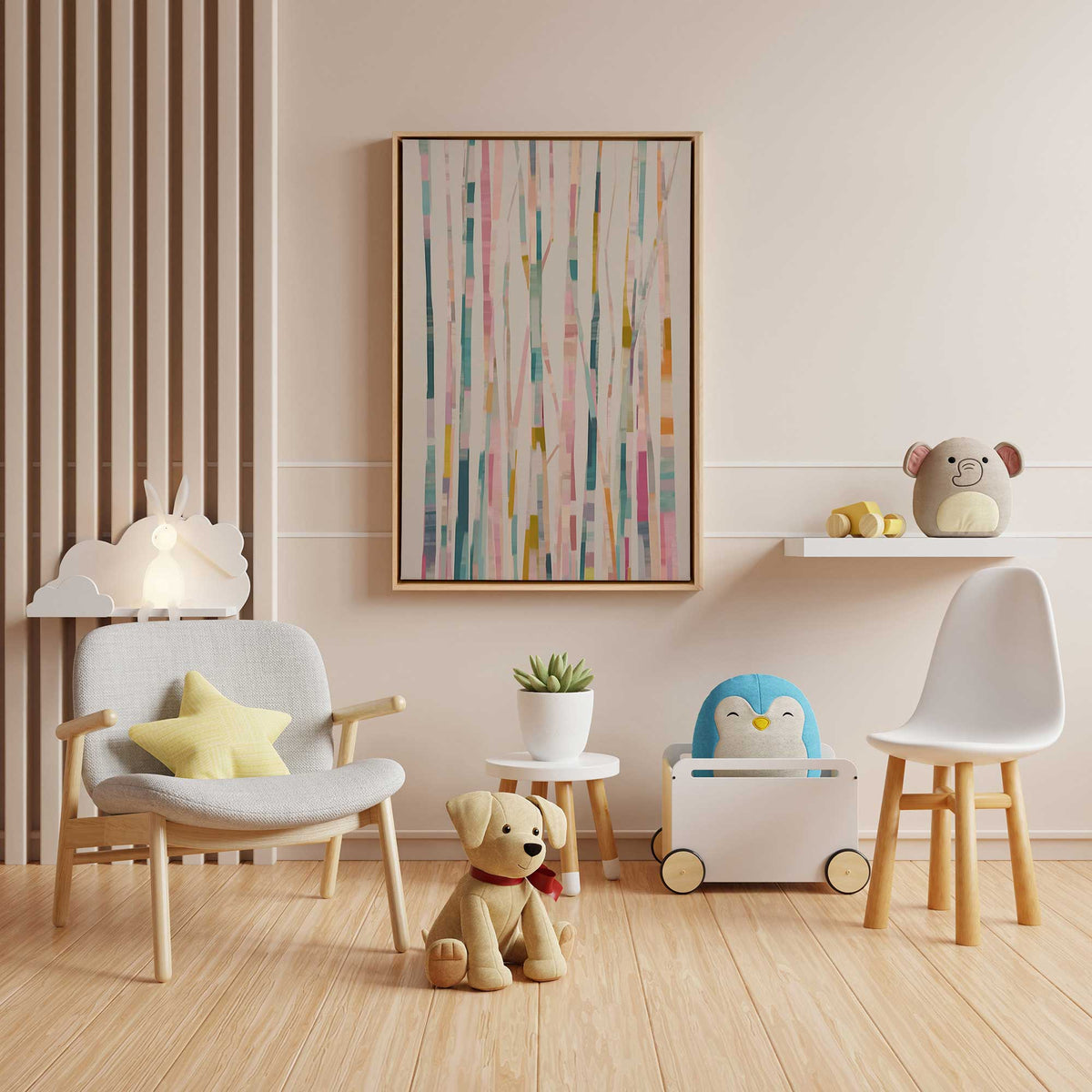 Picture of art in a room