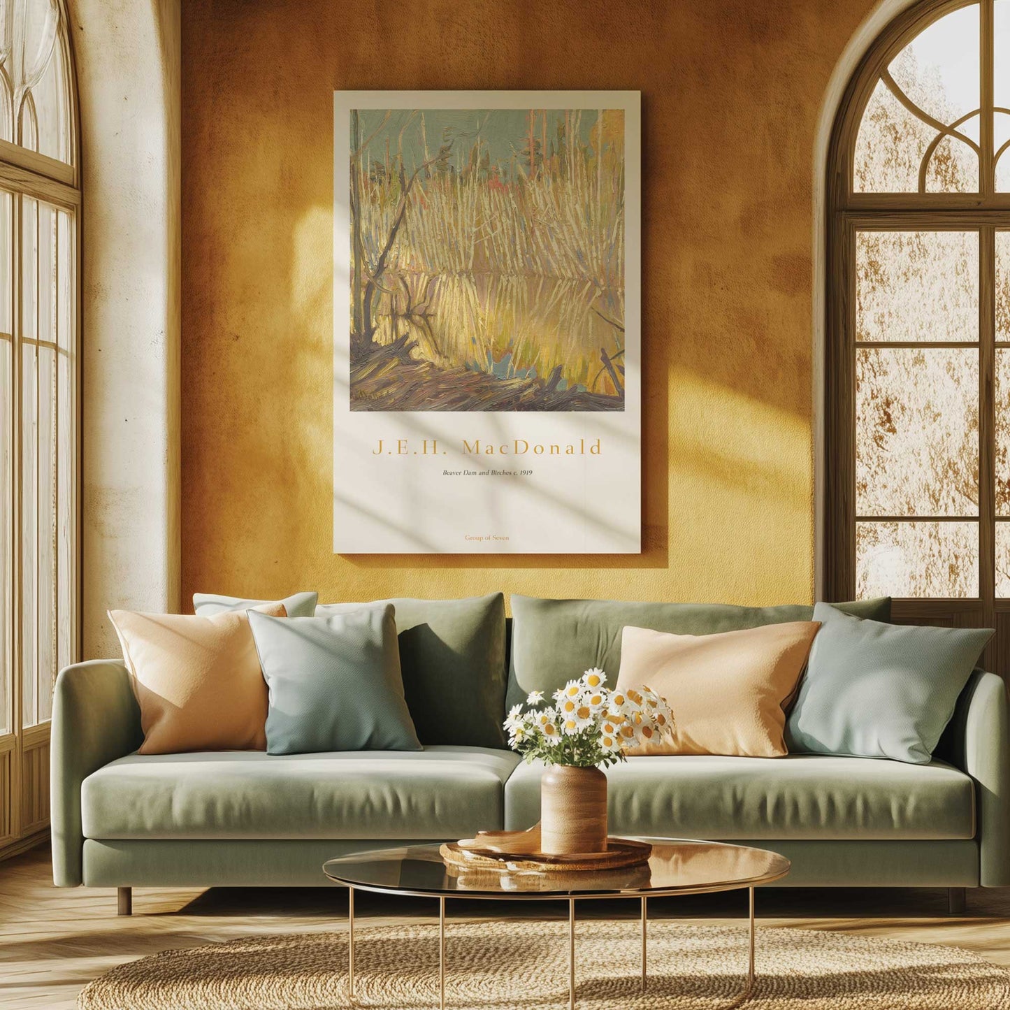 Picture of art in a room