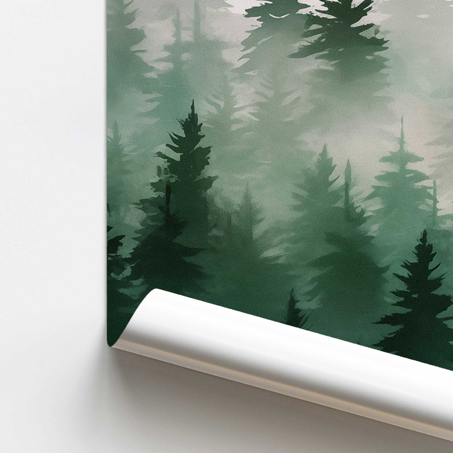 Emerald Forest Mist Promotional Rolled Print