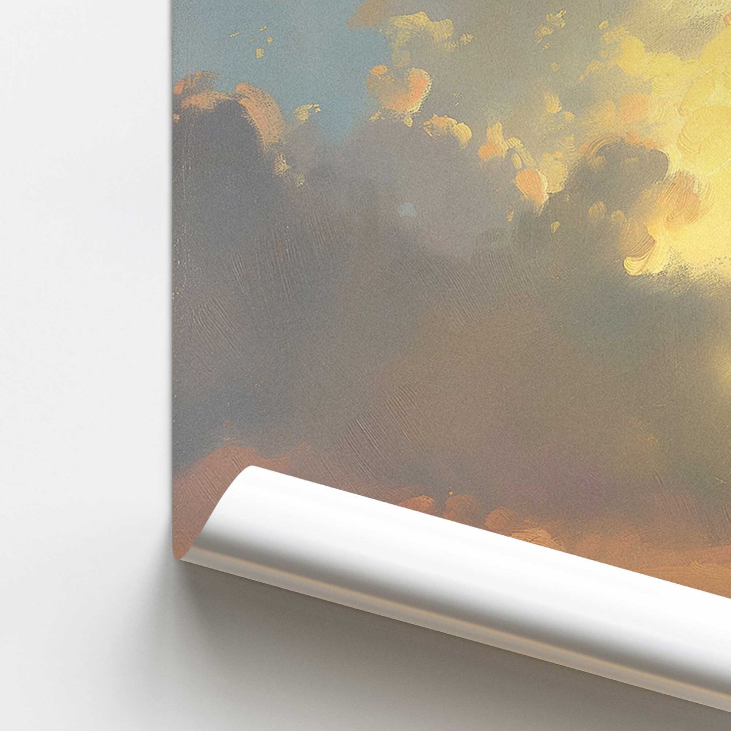 Peaceful Sky at Sunset Promotional Rolled Print