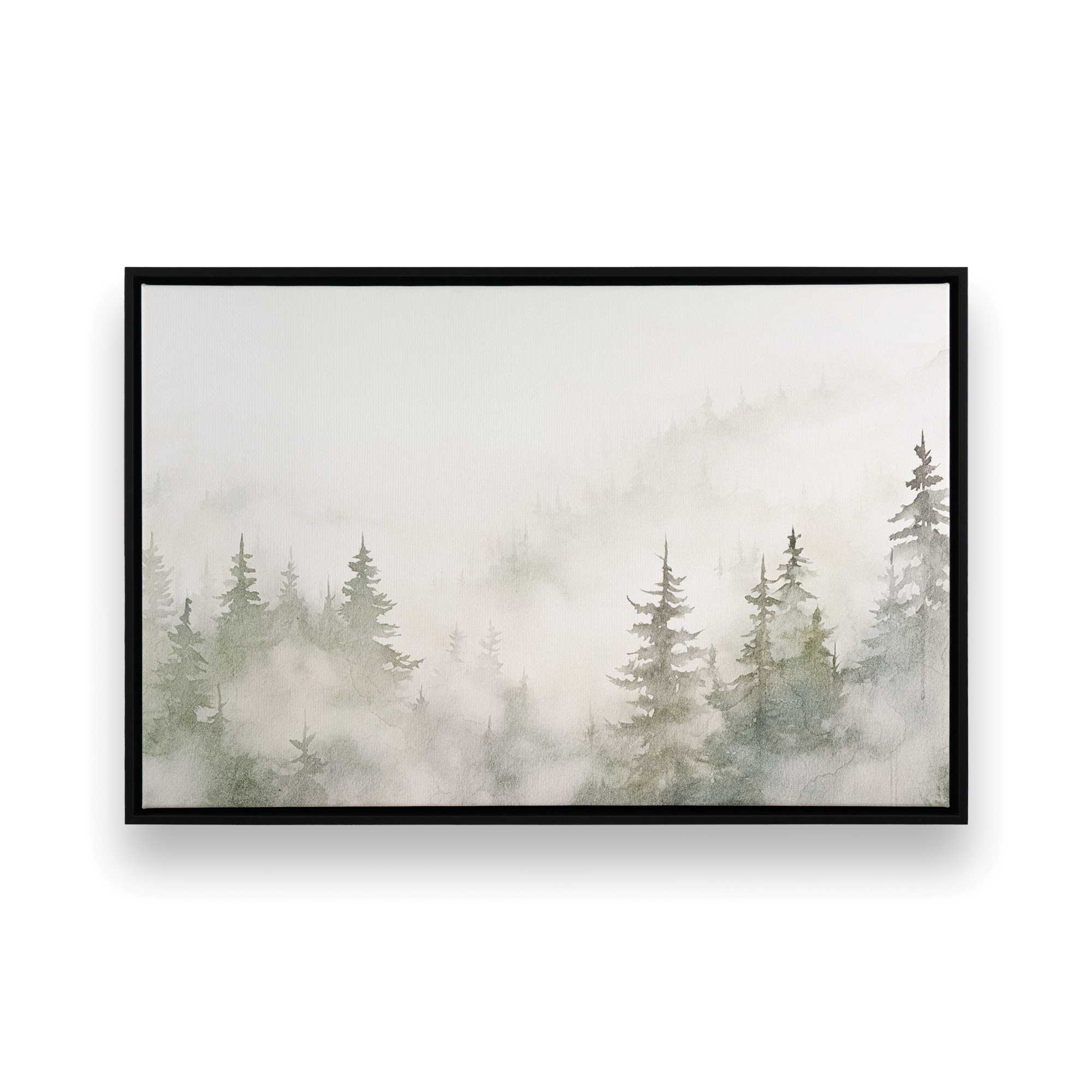 Artland Misty Forest Canvas Print