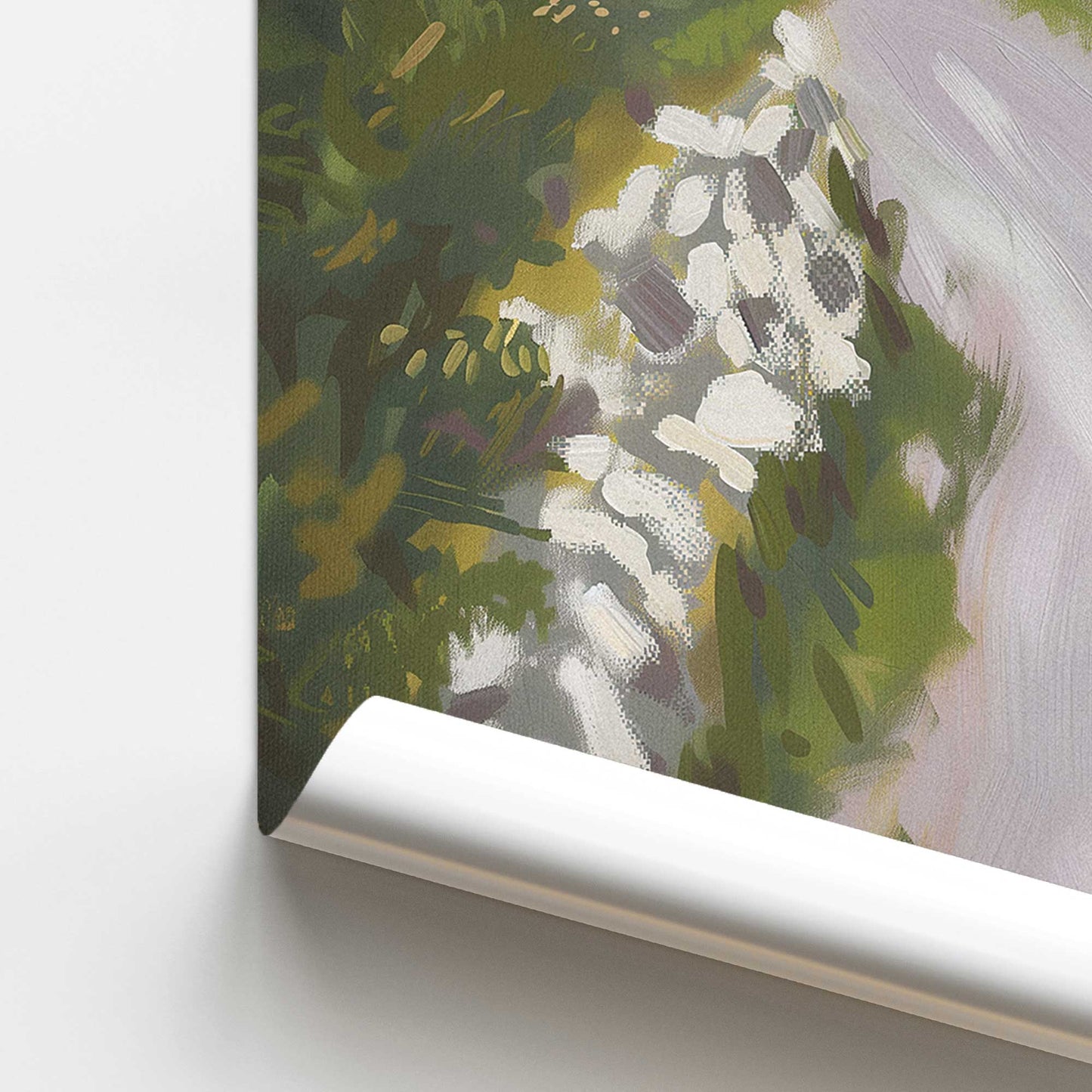 Serene Pathway by the Sea I Promotional Rolled Print