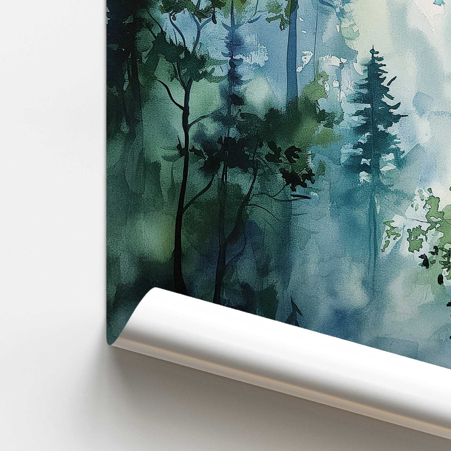 Enchanted Forest Scene II Promotional Rolled Print