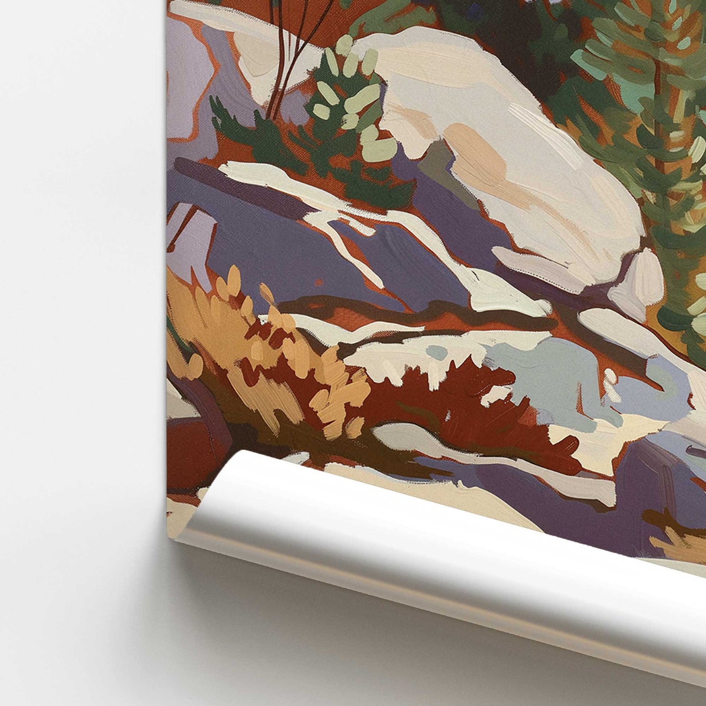 Rocky Mountain View I Promotional Rolled Print