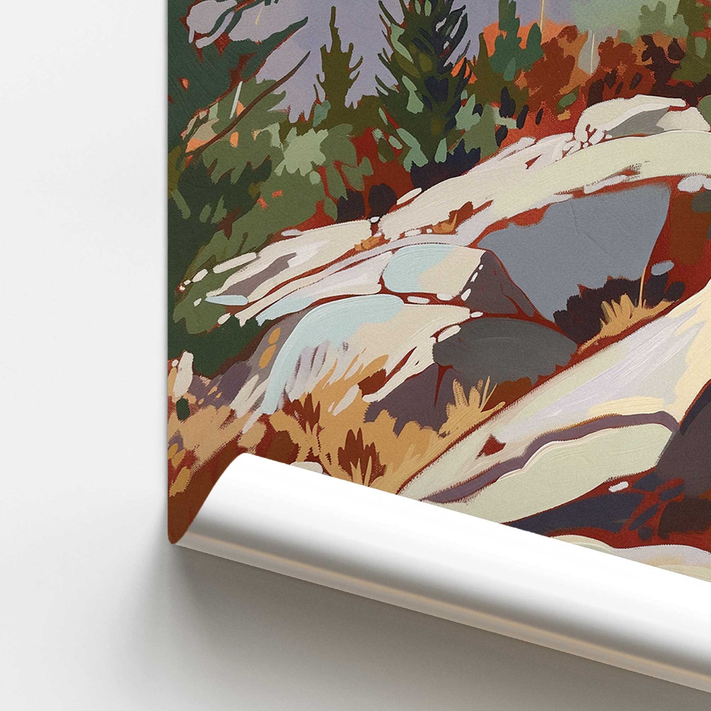 Rocky Mountain View II Promotional Rolled Print