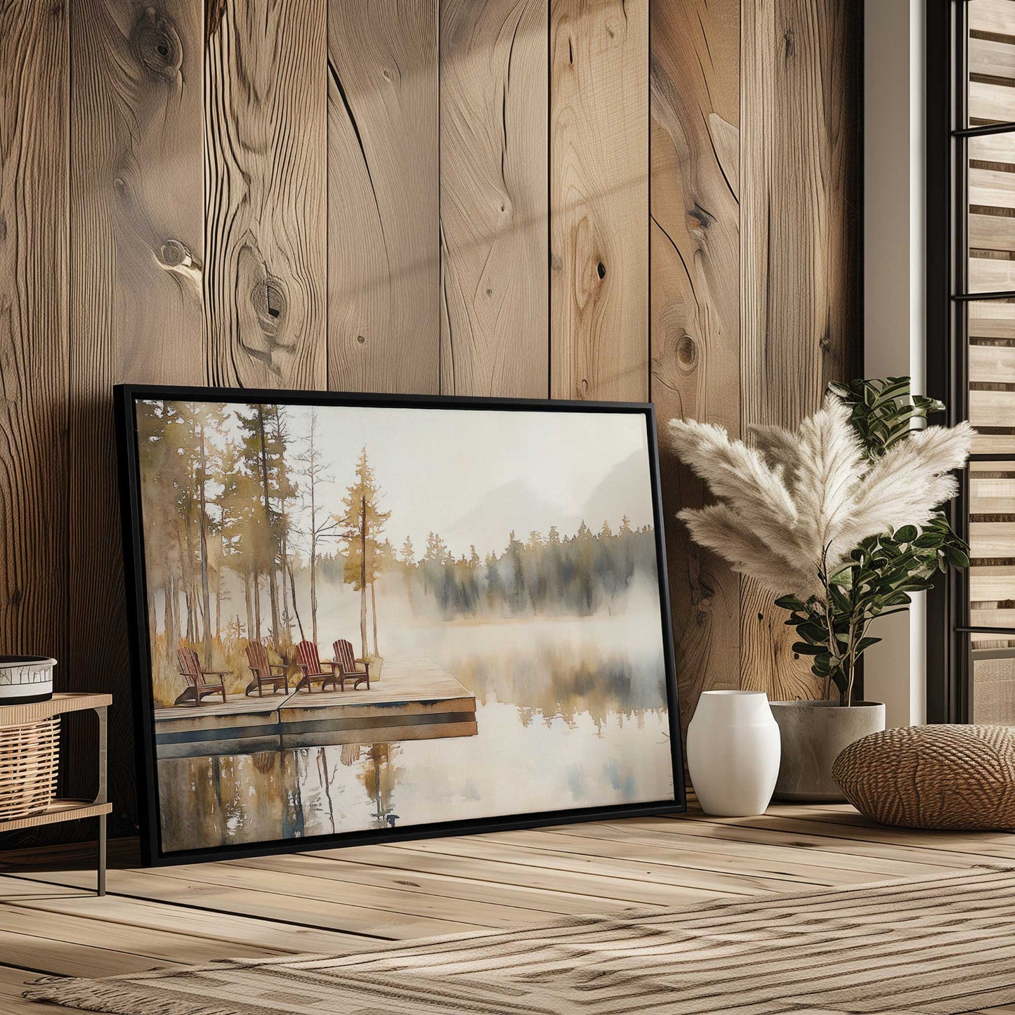 Picture of art in a room