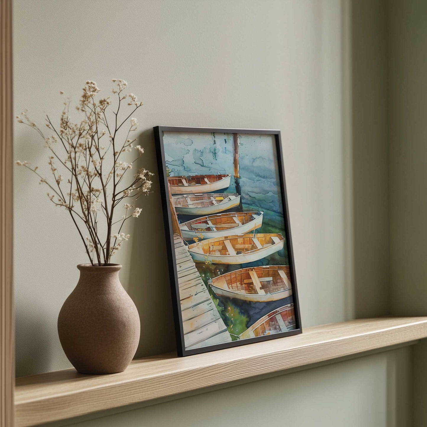 Picture of art in a room