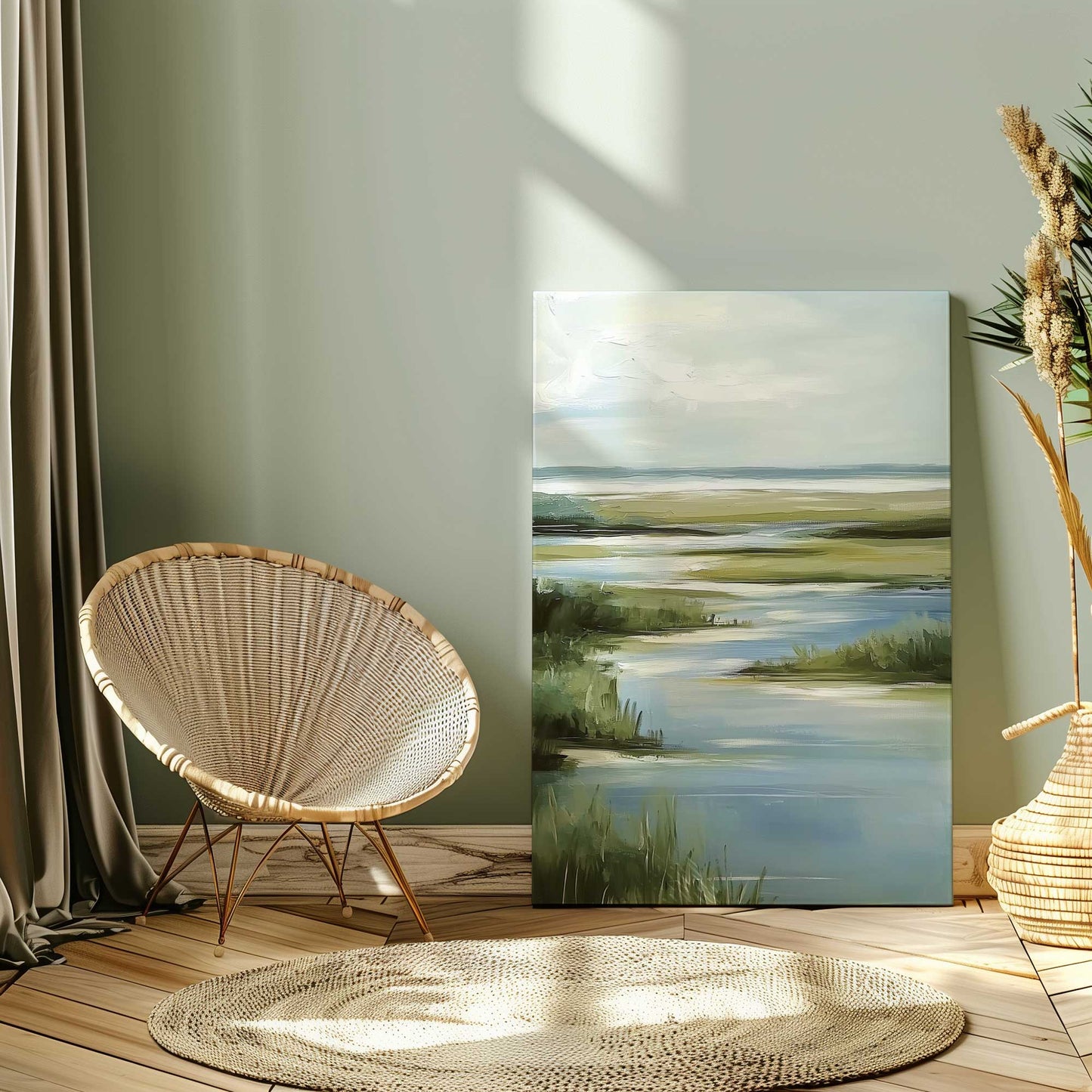 Picture of art in a room