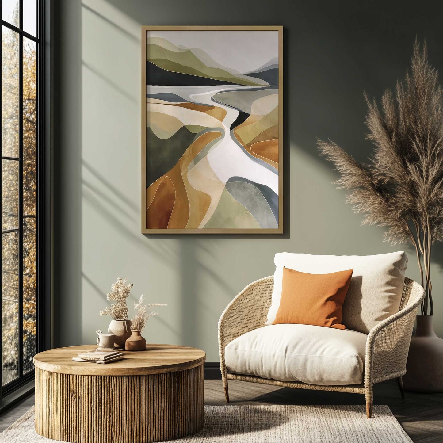 Picture of art in a room