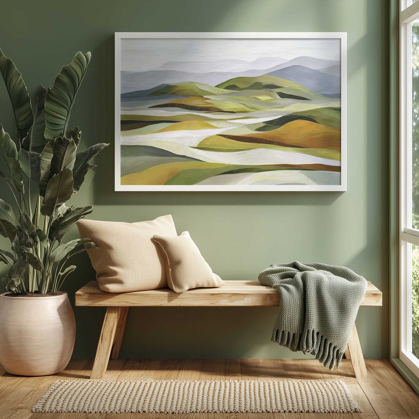 Picture of art in a room