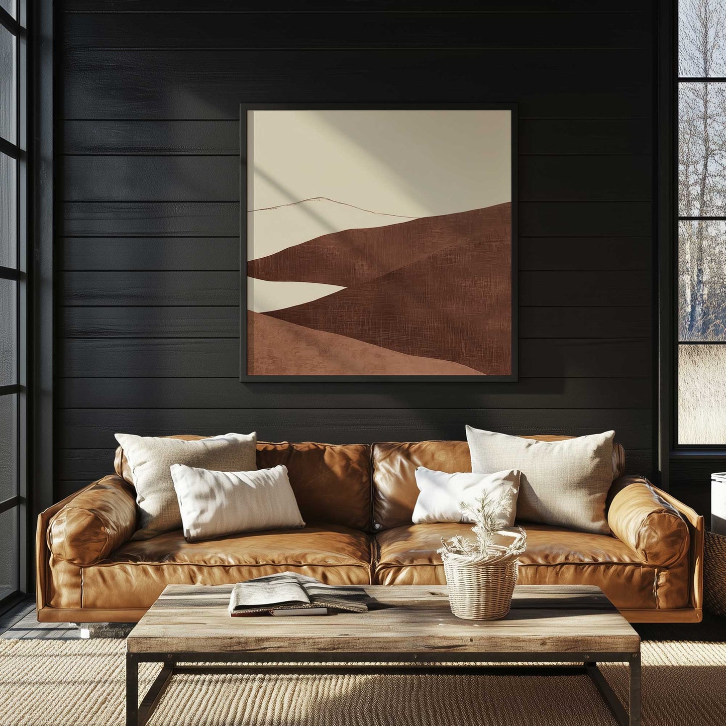 Picture of art in a room
