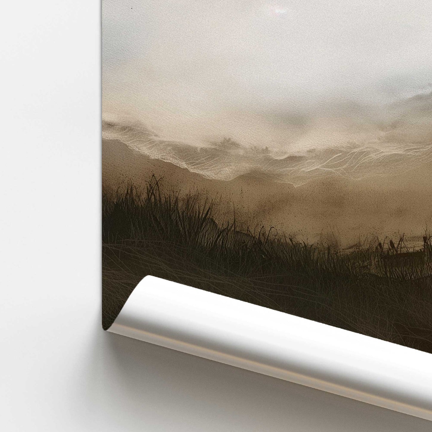 Fogbound Meadows I Promotional Rolled Print