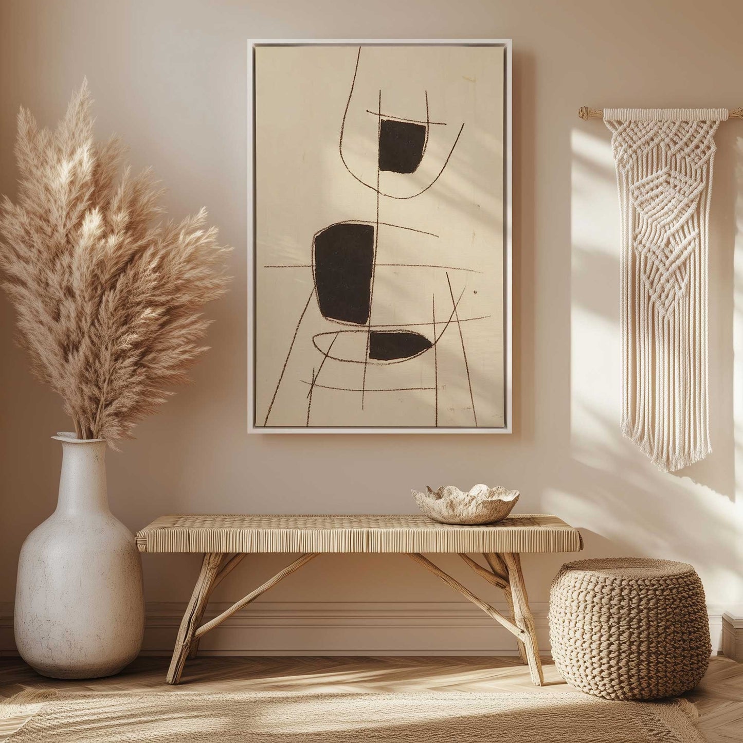 Picture of art in a room