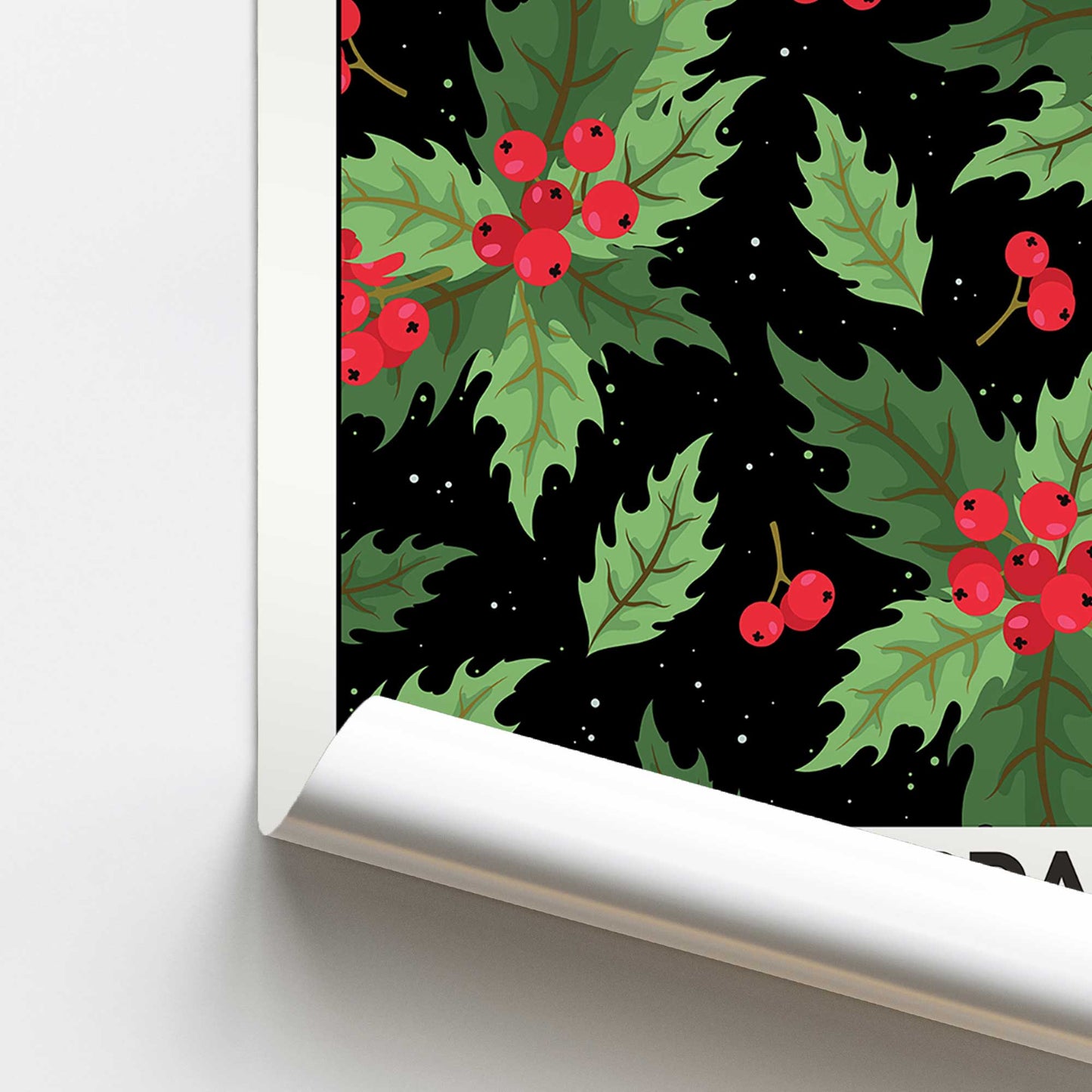 Holiday Flower Market II Promotional Rolled Print