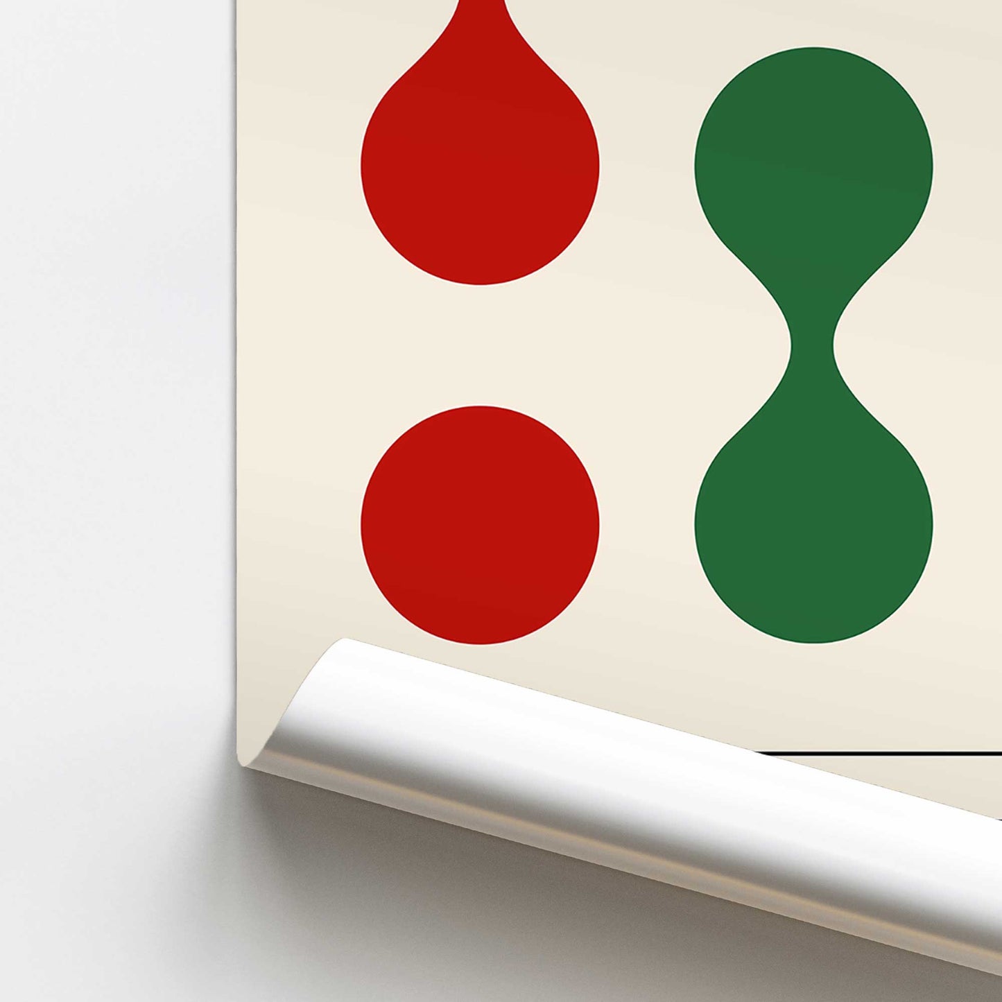 Bauhaus Shapes Reimagined Promotional Rolled Print