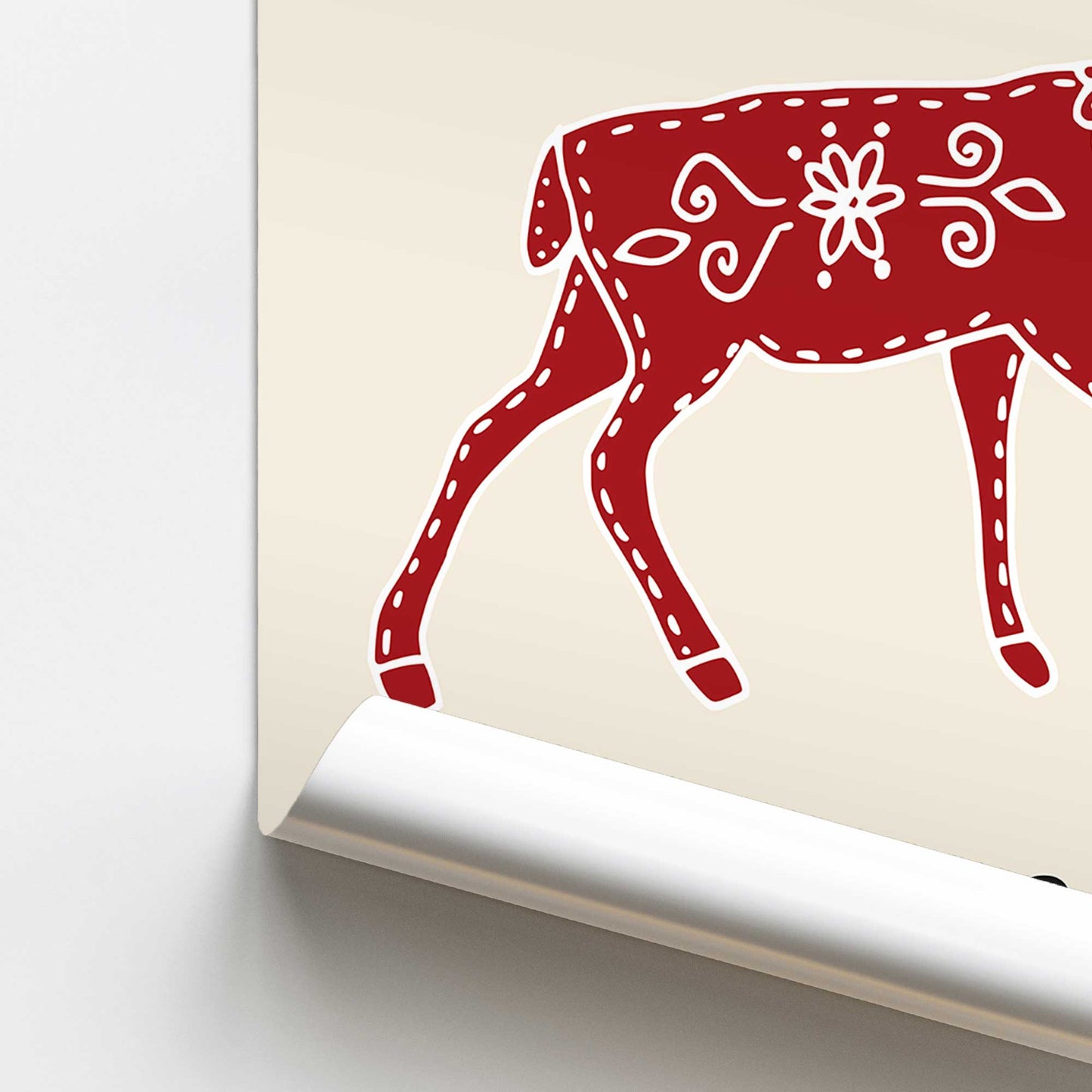 Christmas Market Poster II Promotional Rolled Print