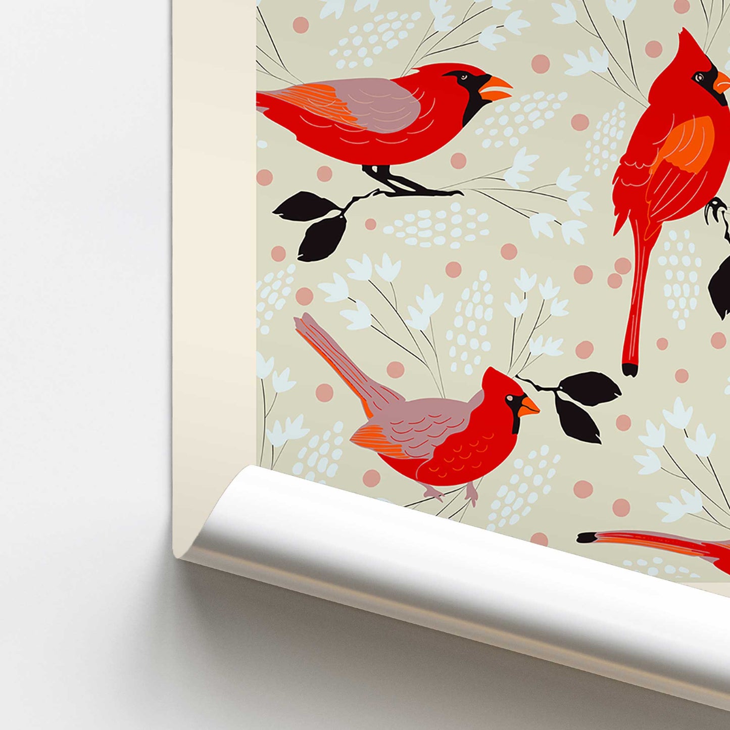 Copenhagen Christmas Market Promotional Rolled Print