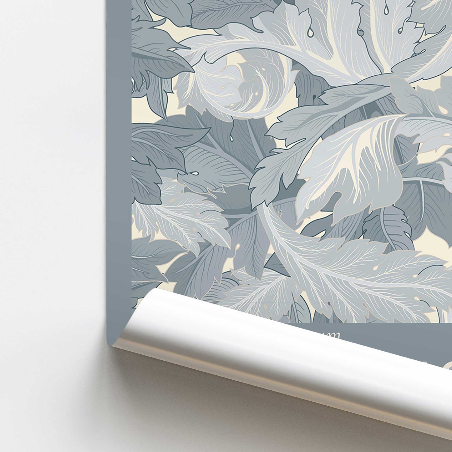 Gray Acanthus by William Morris Promotional Rolled Print