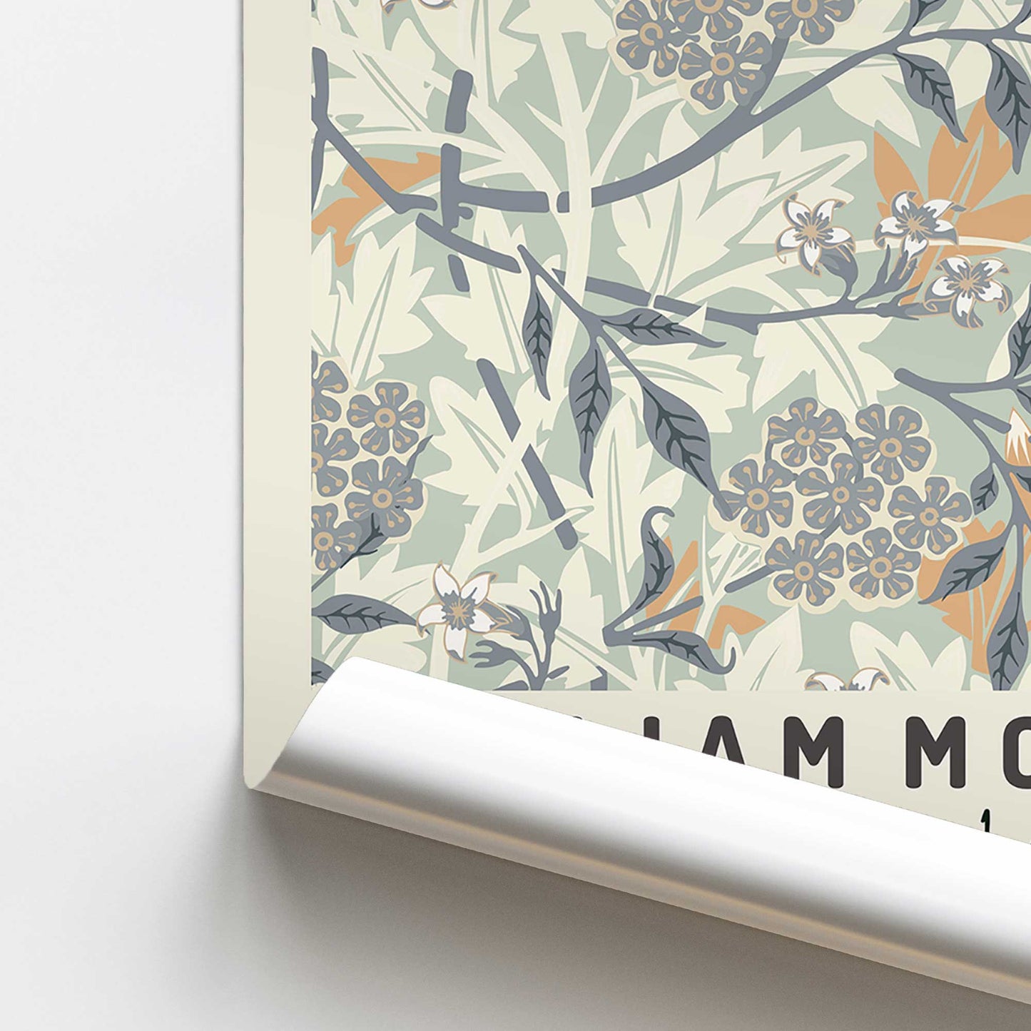 Beige Jasmine by William Morris Promotional Rolled Print