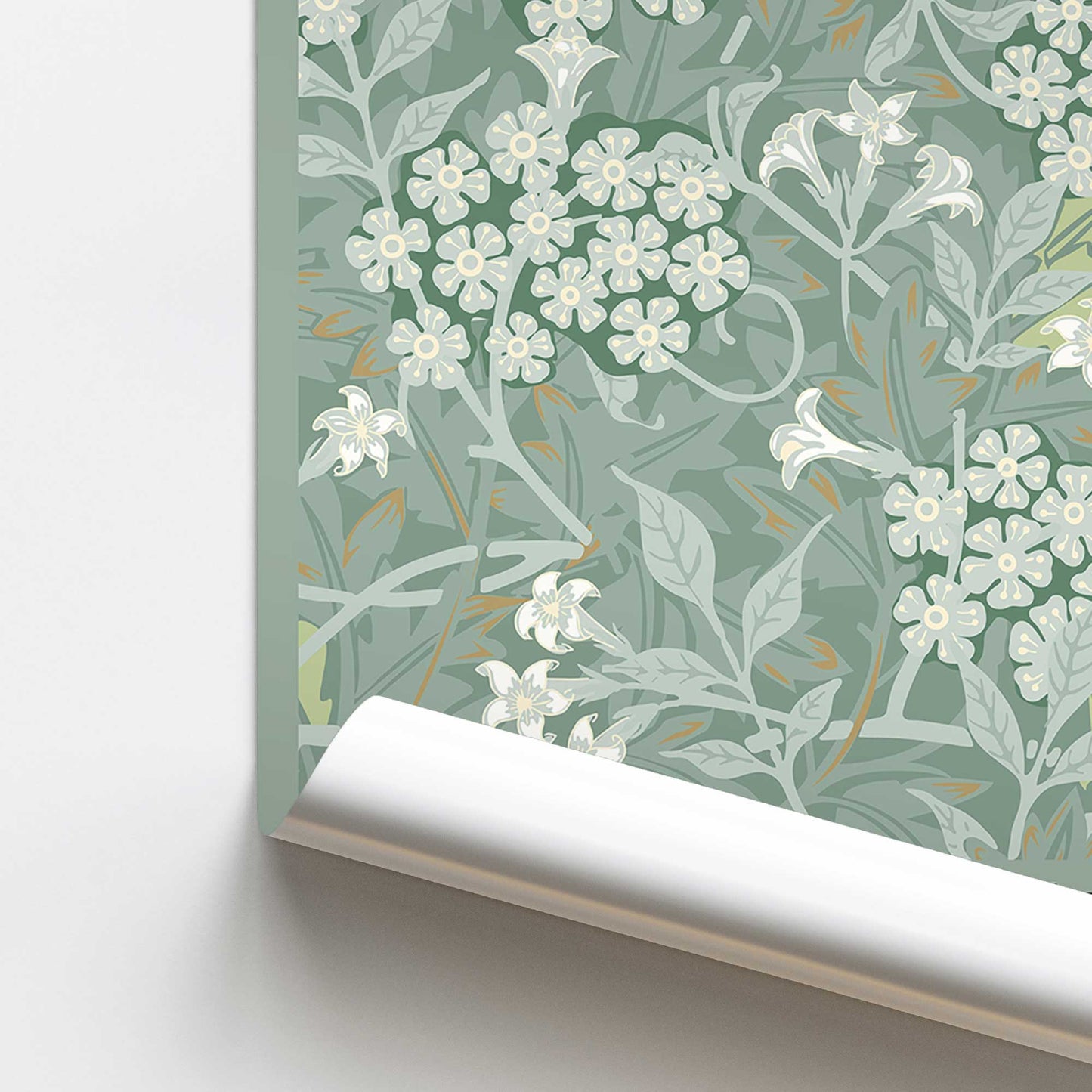 Green Jasmine by William Morris Promotional Rolled Print