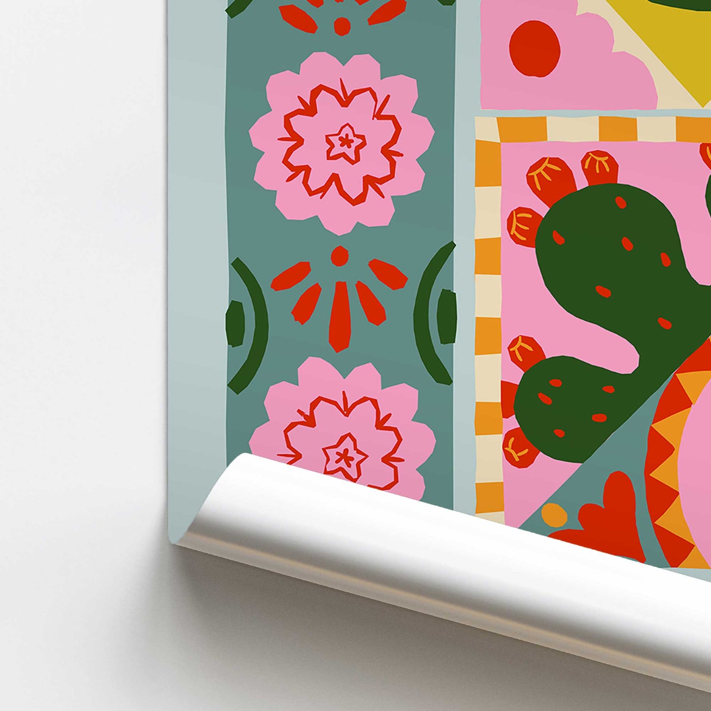 Mexico City Folk Art Promotional Rolled Print