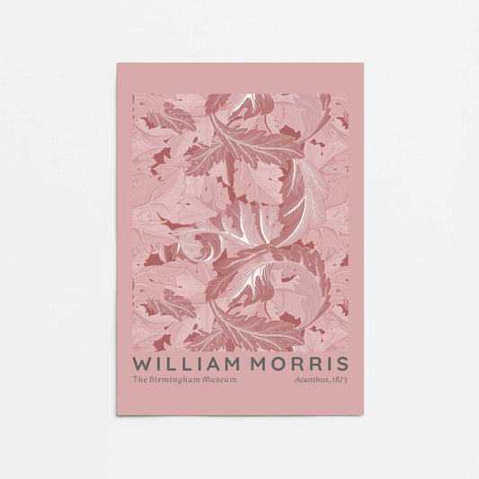 Blush Acanthus by William Morris Promotional Rolled Print