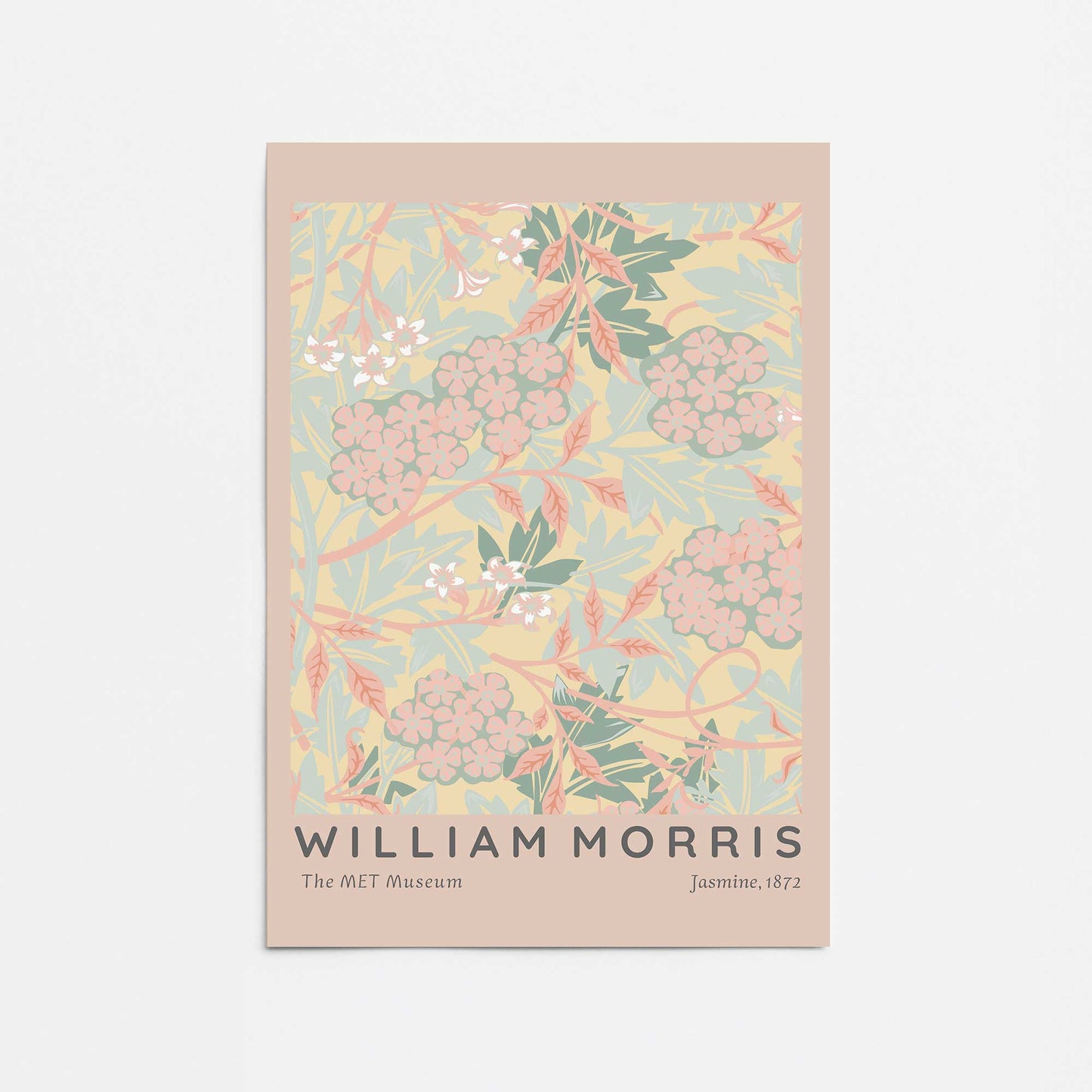 Blush Jasmine by William Morris Promotional Rolled Print