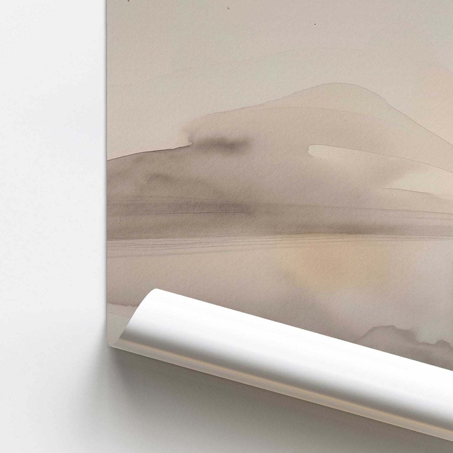 Copper Rustic Melody Promotional Rolled Print