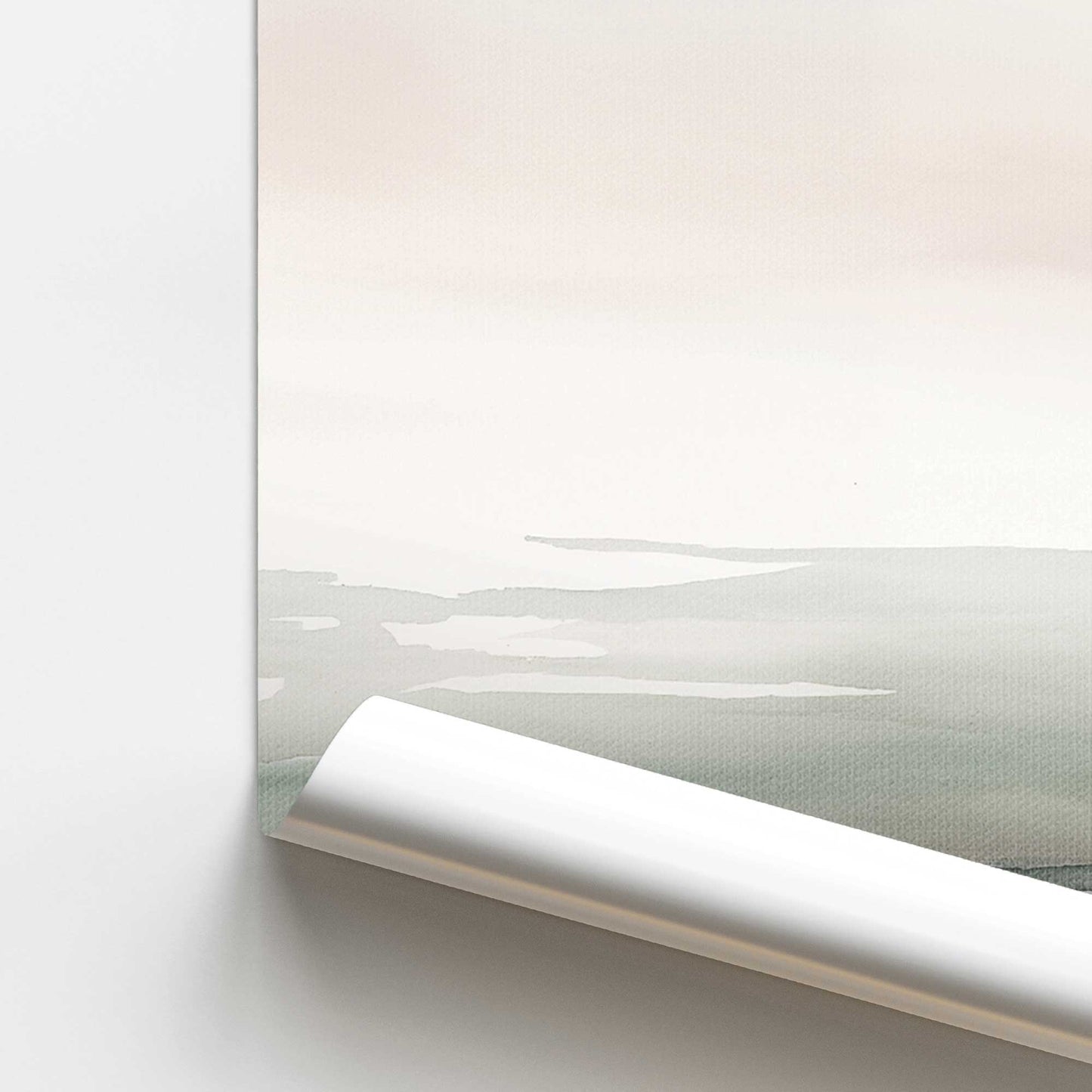 Peach Tranquility II Promotional Rolled Print